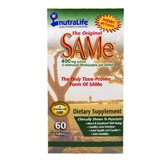 나우푸드 SAMe Adenosyl Methionine 샘이 아데노실메티오닌 장용 코팅 400mg 60정, 1개