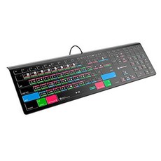[꿈꾸는직구]W4D3780 MacOS 용 Davinci Resolve 키보드 16 백라이트 바로 가기 편집기 키 빠른 편집, 본상품선택, 본상품선택