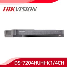 하이크비전 DS-7204HUHI-K1 8MP 8백만화소 4채널 올인원 DVR CCTV 녹화기, 3TB, 1개 - DVR