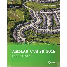 (영문도서) AutoCAD Civil 3D 2016 Essentials Paperback, Sybex, English, 9781119059592