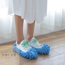 월드몽땅 물걸레 청소 슬리퍼 2P 바닥걸레 청소거실화, 2개