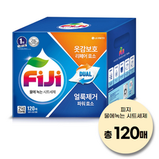 피지 파워 녹는 효소 실내건조 시트세제 듀얼 일반드럼 겸용 프레쉬향 30매, 30매입, 4개