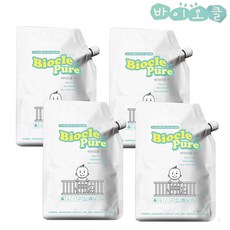 바이오클 퓨어 2리터x4개+빈용기 500ml/뿌리는 살균제/b, 4개, 2L