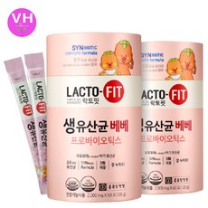 종근당건강 생유산균 베베 2000mg x 60포x 2개 락토핏 1등유산균 신생아유산균