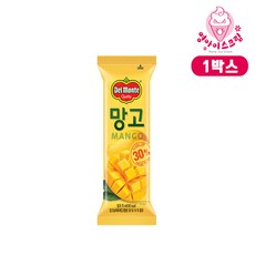 영아이스크림 롯데푸드 델몬트 망고바 40개 1박스 아이스크림, 75ml