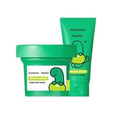 비플레인 대용량 녹두 모공 클레이 팩 200ml