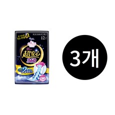 엘리스 초안심 360 (특히 많은 날 밤용) 날개형 36cm, 3개, 12개입