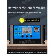 인버터 태양광인버터 캠핑카 주택용 태양열 충전기 컨트롤러, DC홀유형10A 태양광패널에적합 출력10A미만, 1개