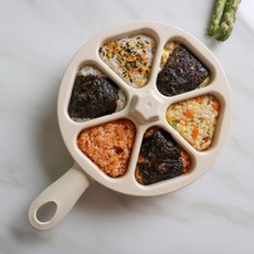 키친9단 국내생산 믿을수있는 삼각김밥 손잡이 메이커 삼각김밥용 주먹밥만들기 6구, 2개