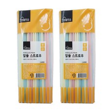 생활미소 알뜰 스트로우, 50개입, 2개