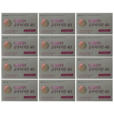 더화이트 글루타치온 40 2g x 30포 12박스, 60g, 12개