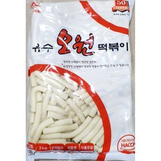 밀떡볶이떡(유수식품 오원떡 2k)1개 진공떡볶이 떡볶이재료, 2kg, 1개