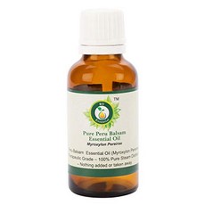 R V Essential Pure Peru Balsam Essential Oil 10ml (0.338oz)- Myroxylon Pereirae (100% Pure and Natural Steam Distilled), Size = 100ml (3.38 Ounce), 본문참고, 본문참고