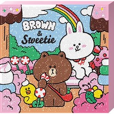 라인프렌즈보석십자수