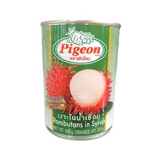 Pigeon 태국람부탄인시럽 람부탄통조림, 565g, 5개