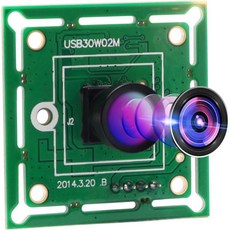 IEights 컴퓨터용 VGA 고속 광각 USB 카메라 모듈 480P 60fps 슈퍼 미니 UVC USB2.0 웹캠 보드 100도 왜곡 없음 렌즈 포함 CMOS OV7725 L, MHV 120degree lens, 1개