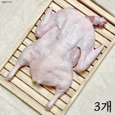 [팜스제임] 백숙용 통오리 23호 2.3kg 생오리 (냉장) 보양식 오리탕, 3개, 1.8kg