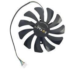 Zotac Nvidia GTX1060 비디오 카드 교체 팬 냉각 85mm HA9010H12FZ 6GB Mini RX 480 그래픽, 한개옵션0, 1개