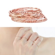 여자순금실반지