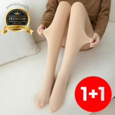 요꼬미 1+1 다리얇아보이고 배편한 간절기 얇은 융털 기모 교복 여성 스타킹 레깅스