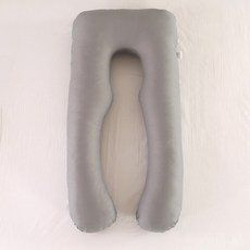 u자바디필로우 바디필로우 u자형바디필로우 m자형바디필로우 바디플로우베개 m자바디필로우 u자형베개 쿨바디필로우 임산부바디필로우, 프리사이즈, 코튼-다크 그레이