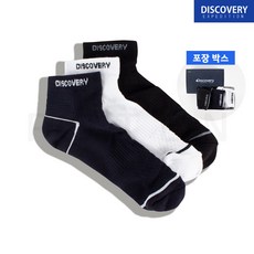 디스커버리 남성 로우삭스 3종세트 DXSO38941-MU, FREE