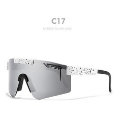 Pit viper 편광 선글라스 플랫 탑 Windpro 스포츠 패션 안경 TR90 실버 프레임 미러 렌즈 Sun Glass