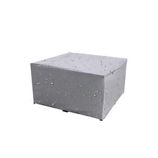 가든 퍼니처 커버 240 ＊ 240 ＊ 85cm 테라스 가구 커버 사각형 테라스 테이블 커버 고강도 폴리 에스테르 방수 대형 가구 커버 겨울 방진 防雪 소파와 의자 실버