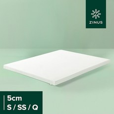 그린티메모리폼토퍼