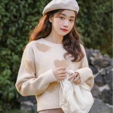 BF 세련된 컬러 캐주얼 니트