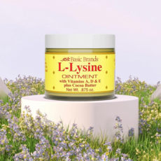 [미국직배]Basic Brands L-Lysine 입술 연고 립밤, 1개