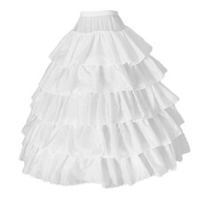 STK신부 웨딩 가운 이브닝 드레스에 대 한 4 개의 농구 5 레이어 페티코트 underskirt