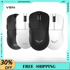 VGNF1MOBA Vgn Dragonfly F1 무선 마우스 듀얼 모드 Moba Pro Max 4K 게이밍 유선 경량 PC MAC 선물 E-스포츠 2.4g, 없음, 1.F1 Pro White