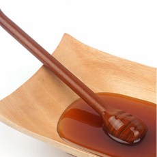 모세로 원목 꿀 덜어내는 뜨개 국산꿀뜨개 편안한손잡이 실용적, 1개