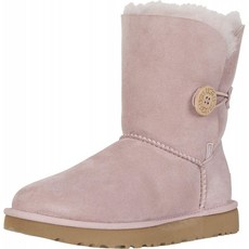 UGG Womens 베일리 버튼 II 부트 핑크 크리스탈 사이즈 5