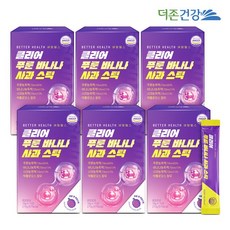 배럴헬스 클리어 푸룬 바나나 사과 스틱 15포 6박스, 270g