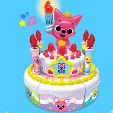 핑크퐁멜로디생일케이크 노래나오는장난감, 1개