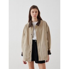 11월 23일 도착예정 르세지엠 LESEIZEME 코듀로이 코튼 필드자켓 - 베이지