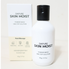 다퓨어 스킨모이스트 유산균효소세안제 90g DAPURE SKIN MOIST 효소세안제 효소파우더 효소파우더클렌저 클렌징파우더 효소클렌징파우더 가루세안제 약산성 비피다엔자임