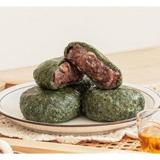 건영 밥알 왕 찹쌀떡 모찌떡 쑥떡 (당일생산 당일발송), 1세트, 밥알왕찹쌀떡 120g 10개입 x 1세트 개별포장