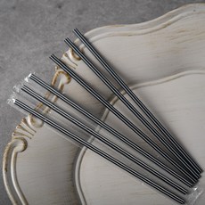 테이크아웃 핫컵 종이컵용 개별포장스틱 18cm 검정색, 2개, 1개