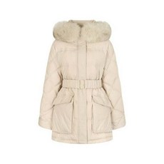 [JJ지고트]백 밴딩 폭스 후드 구스다운 점퍼 (GMBA2PD31)(의정부점)