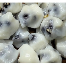 [만복냉동 콩송편 떡 판매1등] 국내산 서리태 콩떡 콩송편 아침대용식 콩떡 haccp인증, 500g, 3개