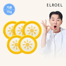 [KT알파쇼핑]엘로엘 파데프리 선쿠션 리필15gx5개 (SPF50+ PA++++)_ELROEL, 5개, 15g