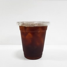 커피바바 92파이 14온스 아이스컵 + 평뚜껑 세트, 4세트, 420ml