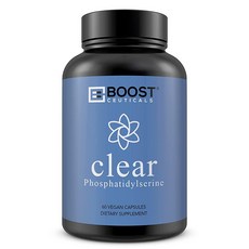 BoostCeuticals 포스파티딜세린 500mg 비건 GMO 프리 - 해바라기 레시틴 무첨가 순수 콩 - 이상적인 뇌 포스파티딜 세린 - 100mg 플러스 500mg 복합체 2