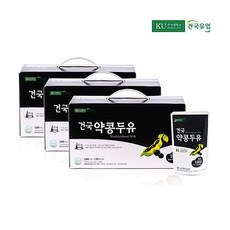 건국 약콩두유 60팩 / 100% 국산 검은콩과 국산 약콩, 190ml, 60개