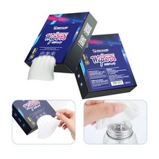 MECHANIC 초미세 먼지 없는 폴리에스터 섬유 닦는 천 티슈 서랍 디자인 휴대폰 렌즈 LCD 스크린 안경 청소 상자당 50 개, 1) 10 Boxes500pcs