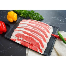고기해적 2kg(1kg+1kg) 우삼겹 냉동 대패 삼겹양지 구이 샤브샤브, 1개, 2kg