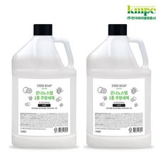 은나노스텝 주방세제/자몽향/4L(대용량) X 2개 (리필), 4L